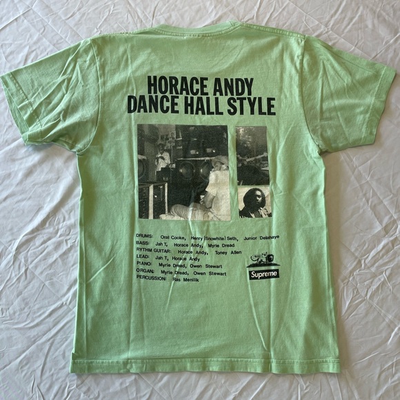 Supreme Horace Andy Tee Mint Green Medium - Picture 3 of 6